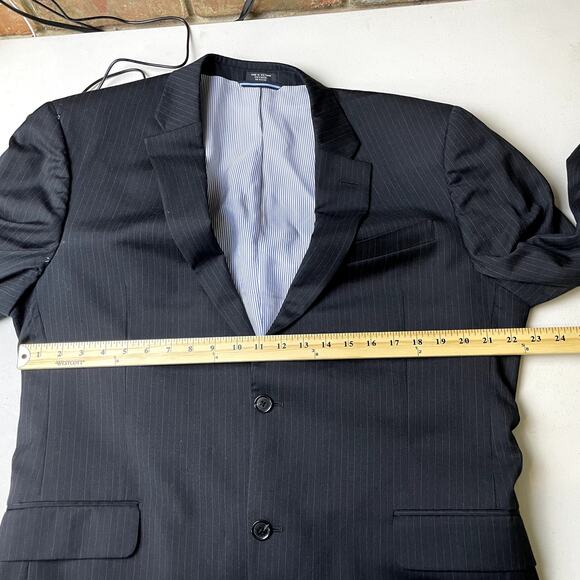 Tommy Hilfiger Black Pinstripe Jacket - Picture 5 of 8